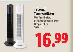  ventilator 3 50 tronic torenventilator snelheden oscillatiefunctie timer hoogte cm 