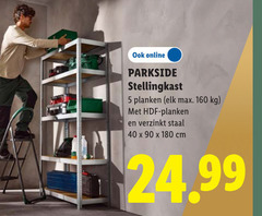  parkside voorraadrek 5 40 90 160 180 online stellingkast planken hdf verzinkt staal cm 