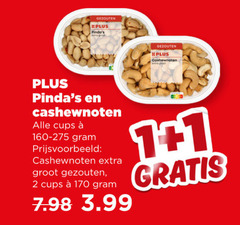  cashewnoten pinda 1 2 gezouten cups 3.99 