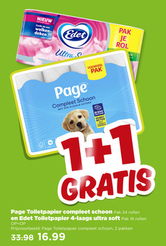  page edet toiletpapier 1 2 4 16 24 soft cloud textuur zacht wolkenmix deken ultra voordeel pak rol schoon vleugje katoen 3d wave reinigt beter fsc steunen fonds minder gebruiken rollen pakken 