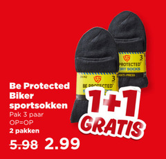  sportsokken 2 3 7 be protected biker pak paar pakken 42 socks anti press 