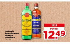  hartevelt jenever vieux berenburg 1 35 anno prima jonge premium fles liter leiden holland 