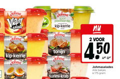 klik op dit plaatje voor een vergroting en voor vergelijkbare aanbiedingen gerelateerd aan
johma salade 2 100 twente vlam kip kerrie plantaardig alternatief tonijn surimi krab bakjes johma salade 2 100 twente vlam kip kerrie plantaardig alternatief tonijn surimi krab bakjes