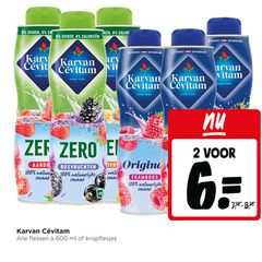  karvan cevitam limonadesiroop 1 2 100 600 1948 suiker favoriet nederland vit zero bosvruchten natuurlijke origina framboos ge flessen ml 