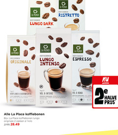  la place koffiebonen 1 2 10 11 12 100 lungo dark ristretto originale intenso espresso 1kg verfijnd evenwichtig licht gebrande arabica bonen cacao fruitige tonen donker robusta zoete donkere chocolade rond medium arabic caramel to 06 mild regular zakken kilo halve 