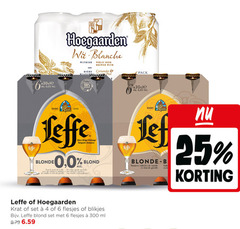  leffe hoegaarden krat bier speciaalbieren 4 6 25 100 300 wit blanche witbier wheat beer brewed with coriander pack water hop anno blonde belge belgisch abdijbier tout le avec des nuances vanille clou blond toetsen kruidnagel lef b blikjes ml 