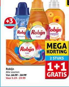  robijn wasverzachter wasmiddel 1 2 100 3 geur intense korte koude wa classics roby morgenfris kleuren langdurig color wascapsules soorten passiebloem bergamot adoucissant mega stuks 
