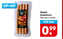  knakworsten 4 99 knakworst pak stuks 