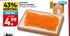  gerookte zalmfilet 200 pak noorse pakken certified farming zalm 