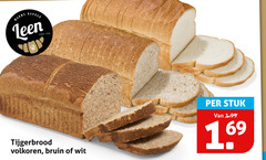  brood 1 69 warme bakker tijgerbrood volkoren bruin wit stuk 