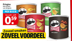  pringles chips 3 40 busjes busje paprika r onion smaken original voordeel hot spicy 