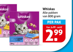  whiskas kattenvoer 1 pakken pak 