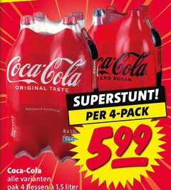 klik op dit plaatje voor een vergroting en voor vergelijkbare aanbiedingen gerelateerd aan
coca-cola cola 4 coca recycle original taste refreshing sugar pack pak flessen 1 5 liter coca-cola cola 4 coca recycle original taste refreshing sugar pack pak flessen 1 5 liter