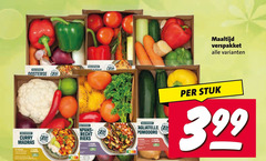  groentenpakket oosterse love maaltijd verspakket curry madras recht tagliatelle pomodoro porties stuk 3.99 