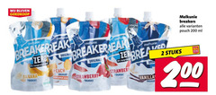 melkunie drinkyoghurt zuivelsnack 2 10 200 breaker ear banana originals peach yoghurt sunflower strawberry orig vanilla stuks breakers pouch ml 