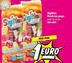  12 lives big flash ice pop straw flavours orange lemon yours strawberry pops pak stuks 