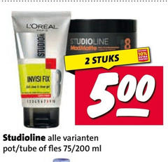  studio line haargel 2 10 500 fix studioline stuks inclusie pot tube fles 200 ml 