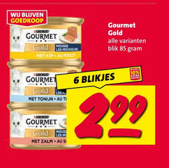  gourmet kattenvoer 6 10 99 gold mousse les kip poulet blik tonijn blikjes 2 