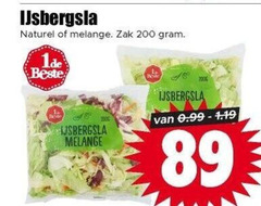  ijsbergsla 200 2006 naturel melange zak 