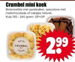  cakejes 240 mini koek boterwafels speculoos melkchocolade naturel kuip cake 