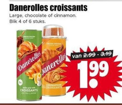  danerolles croissantdeeg 4 6 croissants large chocolate cinnamon blik stuks your 
