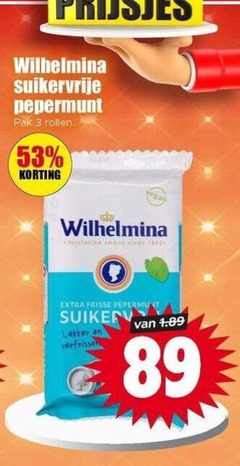 klik op dit plaatje voor een vergroting en voor vergelijkbare aanbiedingen gerelateerd aan
wilhelmina pepermunt 3 suikervrije pak rollen frisse suikervrij verfrisser wilhelmina pepermunt 3 suikervrije pak rollen frisse suikervrij verfrisser