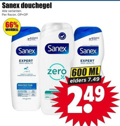  sanex douchegel 12 600 flacon voordeel expert skin health prebiotic complex protector med at all types zero ml natural douche elders 