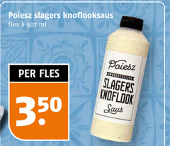  snacksaus 350 slagers knoflooksaus fles ml knoflook saus 