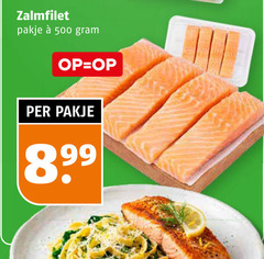  zalmfilet 500 pakje 