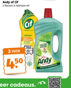  cif andy allesreiniger 2 100 750 1000 ml cleanboost cream fume l cadeaus natuurlijke oorsprong frisse vertrouwd b 