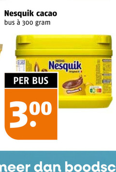  nesquik chocolademelk 300 cacao bus 
