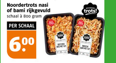  noordertrots oosterse maaltijd 600 nasi bami rijkgevuld schaal trots kip noorder indische 