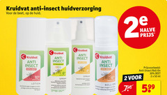  kruidvat huismerk insectenbeten 2 3 20 30 50 anti insect huidverzorging beet huid halve deet protection lotion beschermt muggen teken les tiques kids spray natuurlijke bescherming efficace naturelle maanden roll ml 