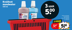  kruidvat huismerk mondwater 3 10 500 ml total care mondspoeling bain bouche zero alcohol 