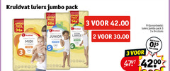  kruidvat huismerk luiers 2 3 5 6 jumbo pack midi skinprotect junior large stuks luier 