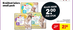  kruidvat huismerk luiers 2 3 12 18 20 200 209 small pack pour dagen new born skinprotect your 00 stuk mini 3-6 newborn stuks 