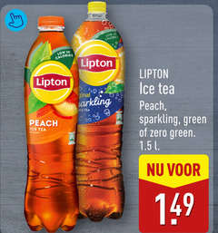  lipton ice tea calories peach sparkling green zero l 