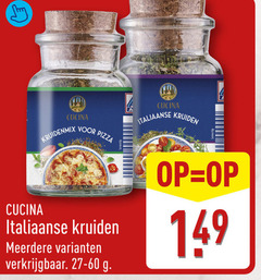  kruiden cucina kruidenmix pizza italiaanse meerdere 