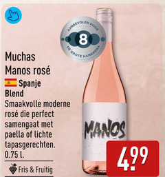 klik op dit plaatje voor een vergroting en voor vergelijkbare aanbiedingen gerelateerd aan
rose 8 hamersma muchas manos rosee spanje blend smaakvolle moderne paella lichte tapasgerechten l fris fruitig rose 8 hamersma muchas manos rosee spanje blend smaakvolle moderne paella lichte tapasgerechten l fris fruitig