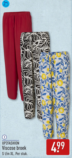  damesbroeken 2 viscose broek xl stuk 