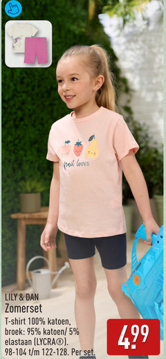 klik op dit plaatje voor een vergroting en voor vergelijkbare aanbiedingen gerelateerd aan
5 100 fruit lover lily zomerset shirt katoen broek elastaan lycra 5 100 fruit lover lily zomerset shirt katoen broek elastaan lycra