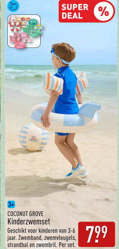 klik op dit plaatje voor een vergroting en voor vergelijkbare aanbiedingen gerelateerd aan
super deal 3 coconut grove kinderen 3-6 jaar zwemband zwemvleugels strandbal zwembril super deal 3 coconut grove kinderen 3-6 jaar zwemband zwemvleugels strandbal zwembril