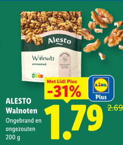  alesto walnoten 200 ongebrand ongezouten 
