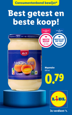 kania mayonaise 650 consumentenbond best getest consumenten bond uitloopeieren bereid vrije beter leven romig ml 