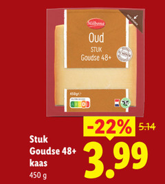  kaas 450 milbona oud stuk goudse 48 weken nutri score 3.99 