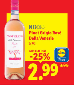  rose pinot grigio venezie italia nix18 rosee della 3.99 