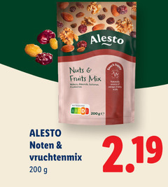  alesto noten 200 nuts fruits mix almonds sultanas cranberries vruchtenmix 