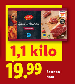  serranoham 11 spanish air dried ham serrano 1.1 kilo 