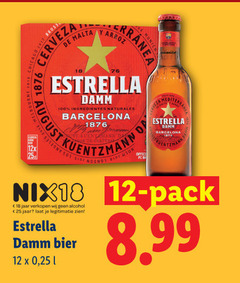  estrella damm bier 12 18 25 100 1876 2017 malta cerveza munich arroz ingredientes august barcelona angel nix18 pack jaar alcohol legitimatie 