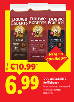  douwe egberts koffiebonen brander karaktervol 8 12 joure aroma rood evenwichtig rond 6 intensiteit espresso goedkoper halve kilo 